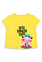 Girls' Set Yellow T-Shirt Shorts Set Spring Summer 2-7 Years - 6
