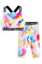 Batik Girl's Crop Top Sports Leggings Set - 3
