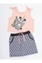 Panda Milkshake Girl's T-shirt Skirt Set - 4