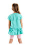 Sea Rabbit Girls' Summer Ruffle T-Shirt Leggings Set - 2