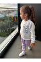 Children's Tracksuit Set Girl's Top and Bottom Cotton Casual Nursery Suit - 4