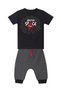 Space Rocket Boys Summer T-Shirt Capri Shorts Set - 3