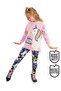 Unicorn Girl Sweatshirt Tights Set