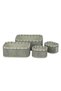 Stilera Gri Hasır Dekoratif Set