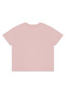 Pink Crew Neck Oversize T-Shirt for Girls 100% Cotton - 4