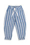 Blue Striped Woven Unisex Girls' and Boys' Woven Trousers Spring-Summer 2-8 Years - 4