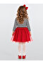 Kokoş Girl Tulle New Year's Red Dress - 2