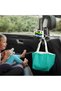2 Pack Car Headrest Hooks with Phone Holder,360° Rotation Seat Hanger for Purses and Bags,Silver - 4