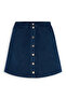 Girl's Midi Length Denim Skirt - 3