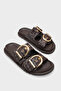 Abbie Flat Heels Metal Buckle Pack Comfort Women's Slipper - 2