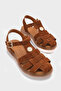 Juliane Genuine Suede Gladiator Wedge Heel Women's Sandals