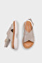 Katy Genuine Leather Soft Comfort Wedge Heel Women's Sandals - 4
