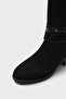 Simone Hand-Knitted Women's Boots with Wooden Accessories - 3