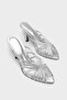 Lacie Knitted Medium Heeled Stylish Women's Shoes Slipper - 2