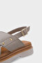 Katy Genuine Leather Soft Comfort Wedge Heel Women's Sandals - 3