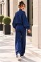 Soft Touch Modal Fabric Zippered Bat Sleeve Set - 5