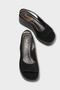 Doria Genuine Leather Suede Wedge Heeled Women's Sandals - 2