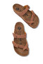 Double Buckle Flip-Flop Flat Heeled Women's Slippers - 2