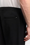 Men's Black Elastic Waist Lace-Up Easy-Iron Relaxed Fit Jogger Pants A62Y3041 - 3