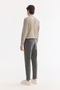 Men's Gray Dry Wash Cotton Elastane Roma Crop Slim Fit Jean Trousers A61Y3526 - 3