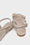 Roxy Women's Flat Heeled Sandals with Metal Toe Straps - 5