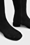 Juliana Round Toe Short Heeled Zippered Women's Boots - 2