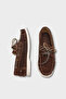 Stephie Genuine Leather Suede Women's Loafer Boat Shoes - 3