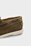 Stephie Genuine Leather Suede Women's Loafer Boat Shoes - 6