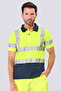 Reflective Polo Collar T-Shirt Interlock