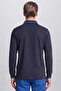 Contrast Polo Neck Sweatshirt - 2