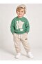 Hi Printed Beret Off-Shoulder Oversized Seasonal Baby Boy Suit