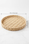Savana Decorative Tray Handmade Natural Paper Rope 35X4 cm Metal - 6