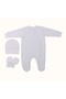 3-Piece Baby Romper Set with Side Snaps - 4