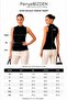 Women's Viscon Sleeveless Black and White 2-Piece T-Shirts -Black-White - 8
