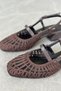 Women's Cerny Short Heeled Braided Shoes - Brown - 2