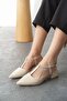 Women's Moment Low Heel Shoes - Skin-Patent Patent Leather - 3