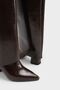 Women's Wanda Slip-On Boots - Brown-Patent Leather - 6