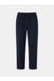 Erkek Lacivert %100 Pamuk Basic Sweatpant