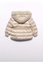 Girl's Hooded Coat Ecru - 4
