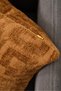 Tan Geometric Textured Decorative Throw Pillow Cover - 2