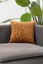Tan Geometric Textured Decorative Throw Pillow Cover