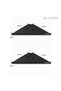 Lifetime 304 Stainless Steel Double Layer Corner Bathroom Shower Shelf Showercub Shelf Bathroom Shelf Shampoo Shelf Matte Black Bth-001 - 3
