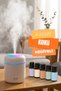 300 ml Ultrasonic Air Humidifier and Aromatherapy Device - with Fragrance Gift