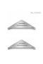 304 Stainless Steel No Drilling Mounting Adhesive and Screw Slim Corner Shower Shelf - Bth-002 - 2
