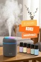 300 ml Ultrasonic Air Humidifier and Aromatherapy Device - with Fragrance Gift