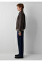 Jeans Brown Faux Leather College Jacket Loose Fit / Relaxed Fit 0110881-71603 - 5
