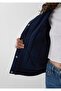 Hooded Navy Blue Jacket Loose Fit / Relaxed Fit 1110877-86623 - 6