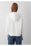 Hooded Ecru Basic Sweatshirt 1S10570-83043 - 5
