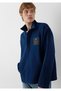 Pro Stand Collar Navy Blue Sweatshirt 0S20022-89353 - 2