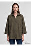 Garnili Khaki Shirt Loose Fit / Relaxed Fit 1211656-87538 - 2